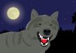 the growling wolf