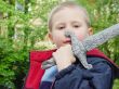 boy with a sword