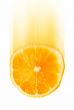 Falling Orange Slice