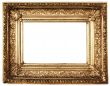 Ornamented Picture Frame Gold - Path Included