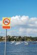 Billboard prohibited to bathe