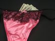 Sexy lingerie and money