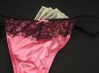 Sexy lingerie and money