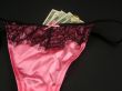 Sexy lingerie and money
