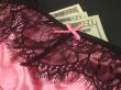 Sexy lingerie and money