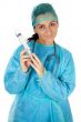 attractive lady doctor