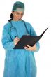 Attractive lady doctor