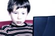 Child with laptop