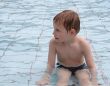 in the pool