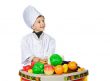 Adorable future cook