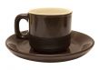 Brown Isolated Espresso Cup - Path Included