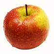 Apple Red-Yellow w / Raindrops - Path Included