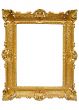 Plastic Golden Picture Frame w/ Path