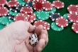 tossing dice