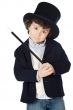 Adorable child dress of illusionist with hat