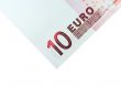 Corner of Ten Euro Bill