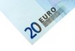 Corner of Twenty Euro Bill