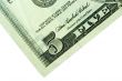 Corner of Five Dollar Bill