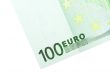 Corner of One Hundred Euro Banknote