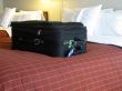 luggage in hotel room
