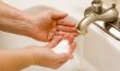 washing hands