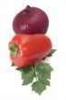 Pepper, onion and celery
