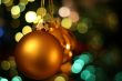 Christmas golden ball