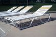 Reclining chairs at the pool