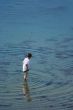 In a clear water