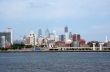 Waterfront city scape