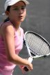 Girl playing tennis
