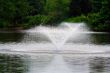 Two pond water fountains