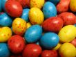 Colorful candy eggs