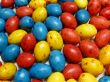 Colorful candy eggs