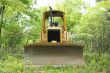 Yellow bulldozer