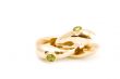 ear ring with precious stone