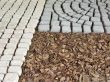 autumn garden stone pattern