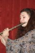Woman playing flute