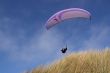 Purple paraglider