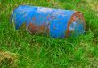 Barrel in grass