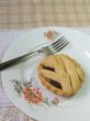 Fruit tart on plate