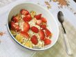 Granola and strawberries