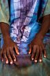 African hands portrait