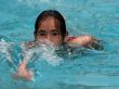 Girl swimming