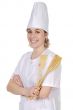 happy attractive cook woman
