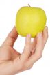 Apple in a hand