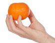 orange in a hand