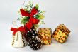 Christmas gift box and bell