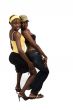 African girl`s couple