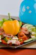 Smoked beef salad